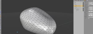 CAD interface showing a meshed 3D shape with overlay text explaining Spherene plugin integration