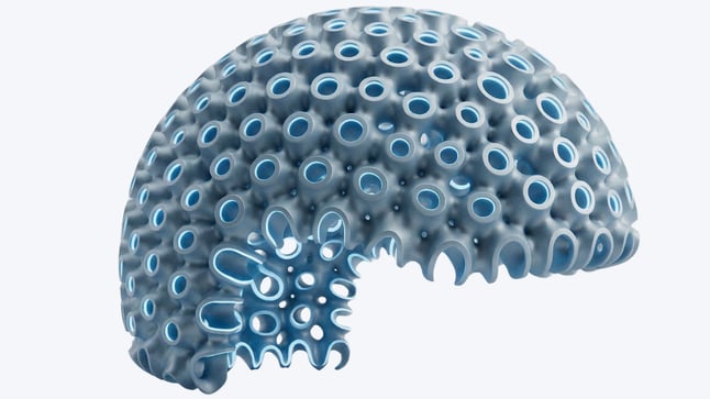 Internal Spherene Structure of Helmet