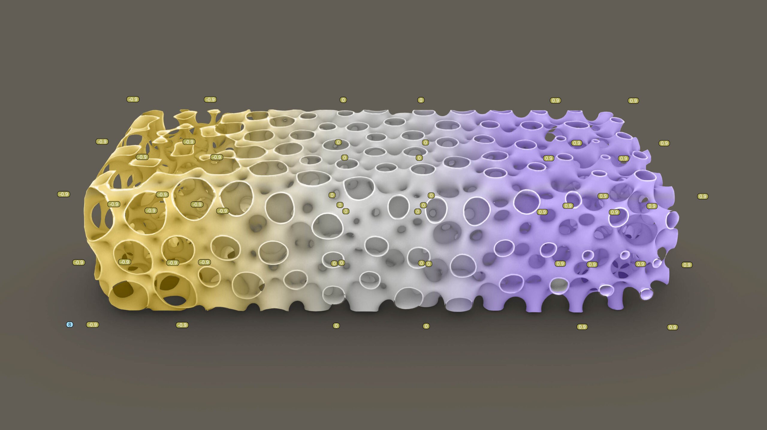 Spherene Structure designed with Rhino - example 2